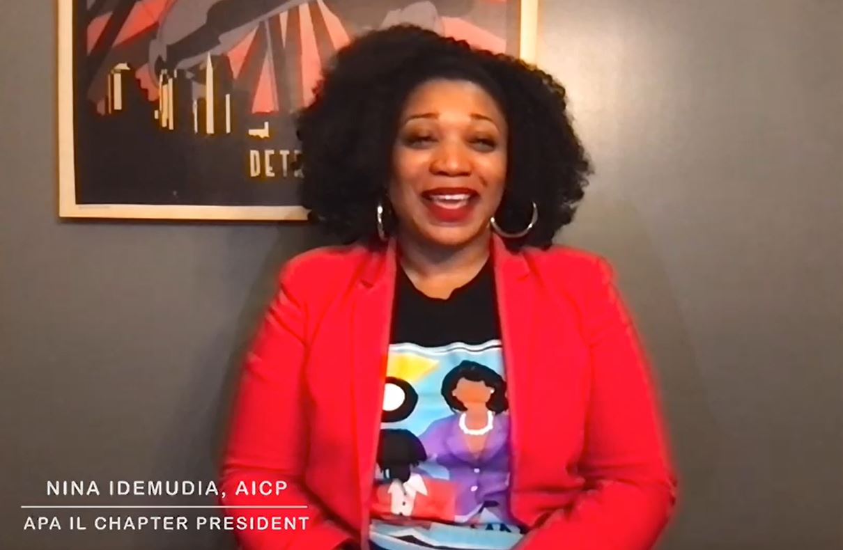 Greetings from APA-IL President, Nina Idemudia, AICP