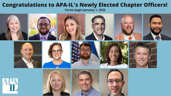 Congratulations to APA-IL's Elected Officers for 2025-26!