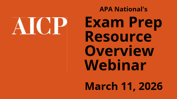 3/11/26 AICP Exam Prep Resource Overview