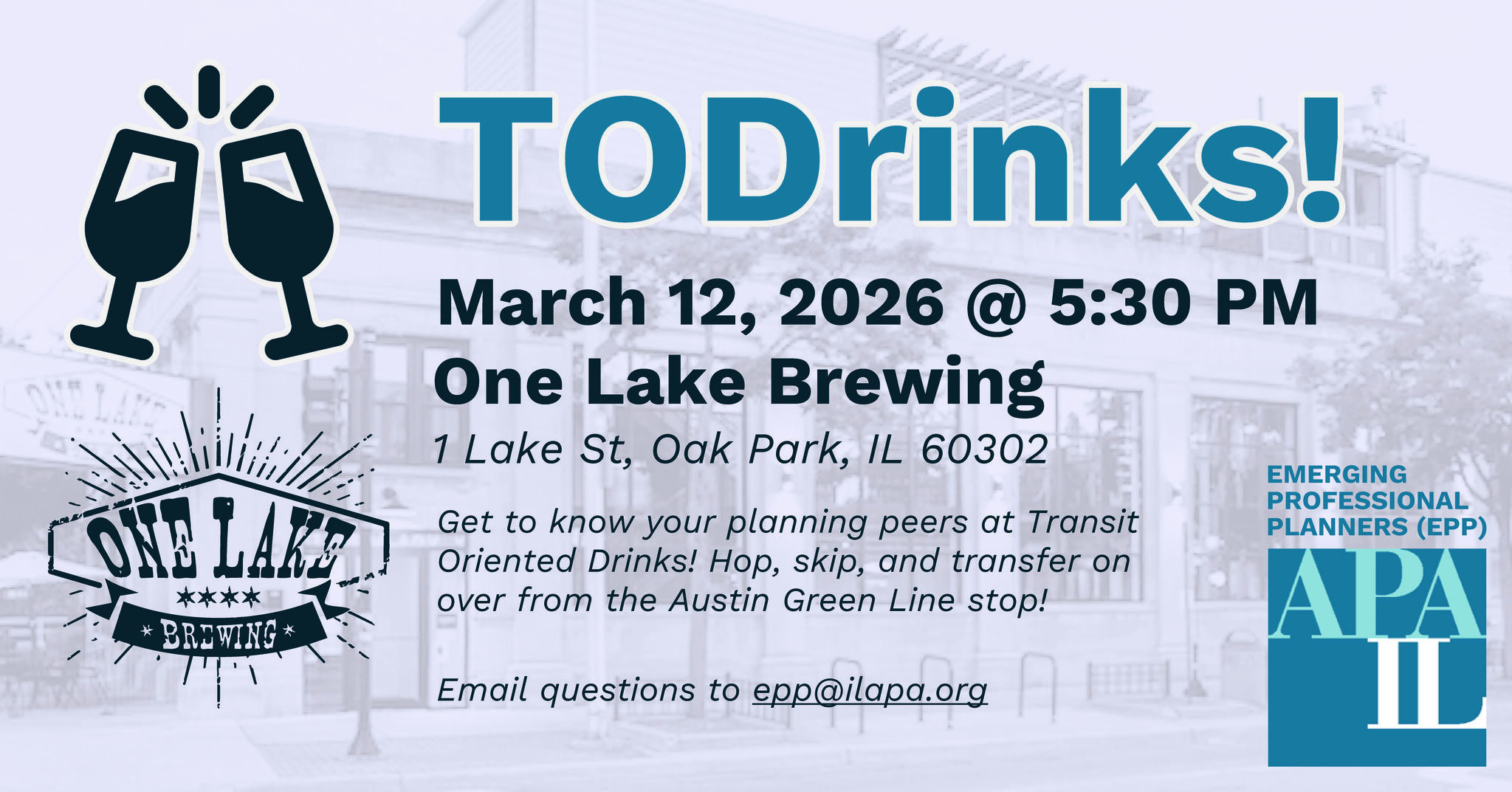 APA-IL EPP TODrinks comes to Oak Park!